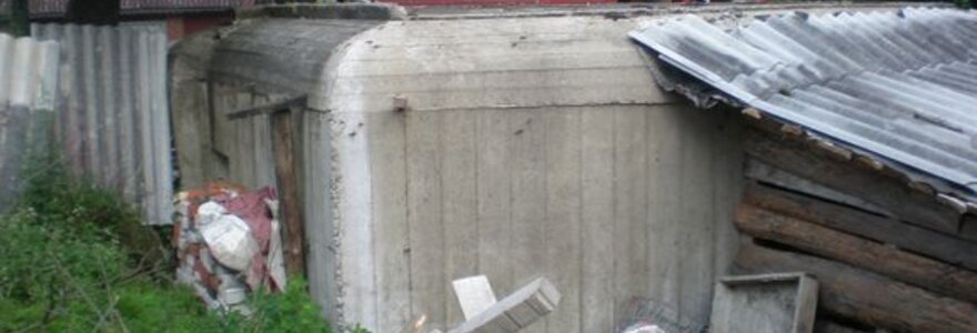 Bulvės sovietų bunkeriuose.