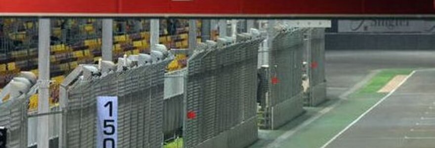 Singapūro trasa ruo&scaron;iama naktiunėms lenktynėms