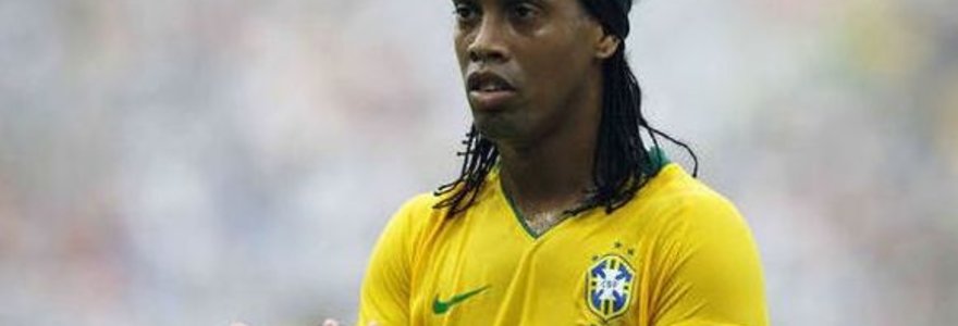 Brazilijos rinktinės kapitonas Ronaldinho