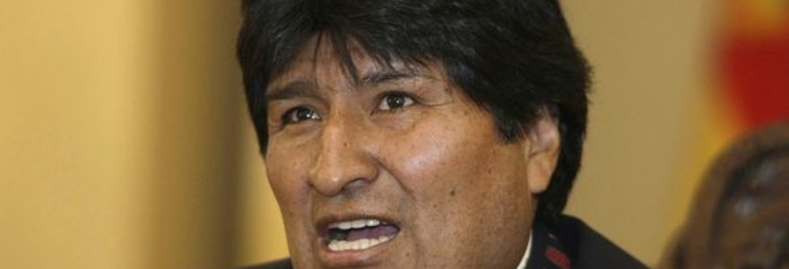 Bolivijos prezidentas Evo Moralesas pareiškė pradedantis bado streiką.