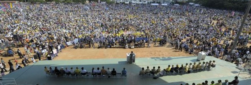 Protestas Okinavos saloje 