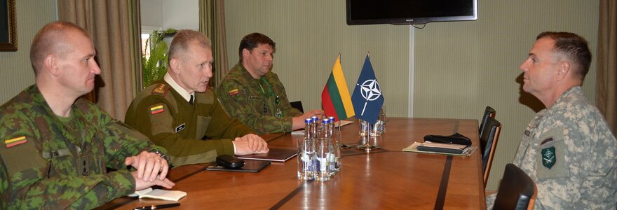 NATO Jungtinės sausumos pajėgų vadavietės vado vizitas Vilniuje