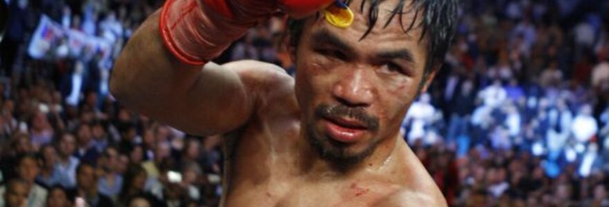 M.Pacquiao atsisakė atlikti dopingo testą