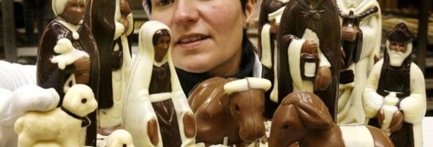 &Scaron;okoladinės figurėlės