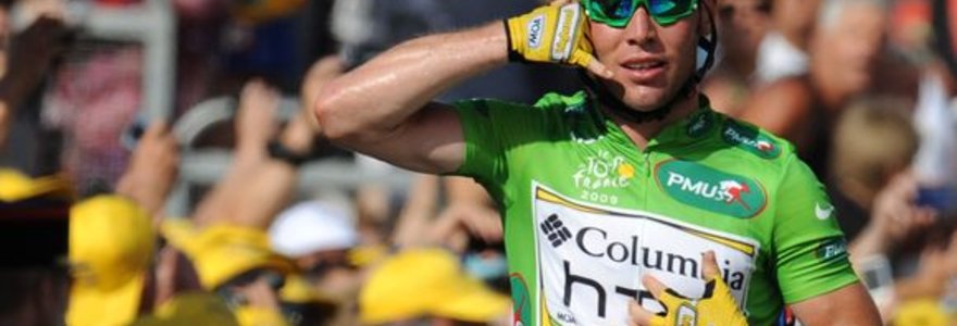 147 taškus surinkęs M.Cavendishas šių metų „Tour de France“ lenktynėse kol kas pirmauja pagal šį rodiklį.