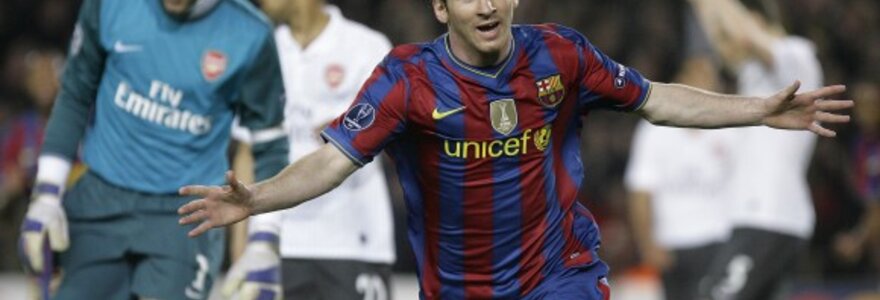Taiklūs L.Messi smūgiai palaidojo varžovus