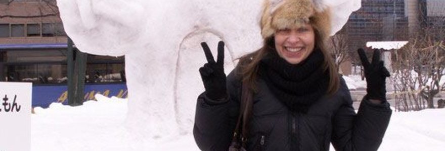 Foto naujienai: Gitana Virbickienė: sniego į... Japoniją