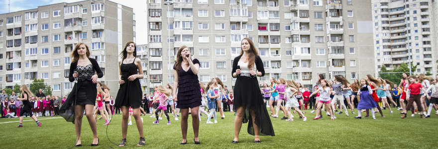 Stadiono šalia Fabijoniškių mokyklos atidarymas