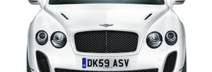 Atskleistas „Bentley Continental Supersports Convertible“