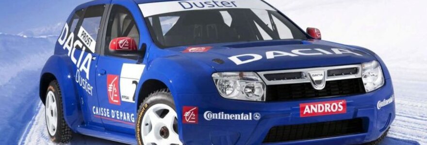 &bdquo;Dacia Duster Competition Version&ldquo; pasiruo&scaron;ęs sniegynams