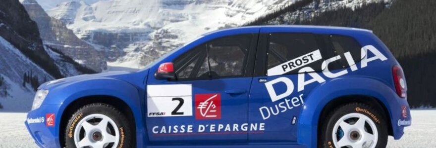 &bdquo;Dacia Duster Competition Version&ldquo; pasiruo&scaron;ęs sniegynams