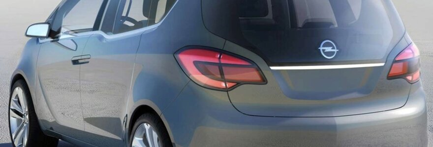 &bdquo;Opel Meriva&ldquo; koncepcinio modelio nuotraukos