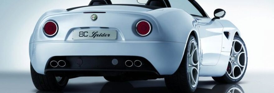 &bdquo;Alfa Romeo 8C Spider" &ndash; tik i&scaron;rinktiesiems
