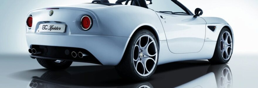 &bdquo;Alfa Romeo 8C Spider" &ndash; tik i&scaron;rinktiesiems
