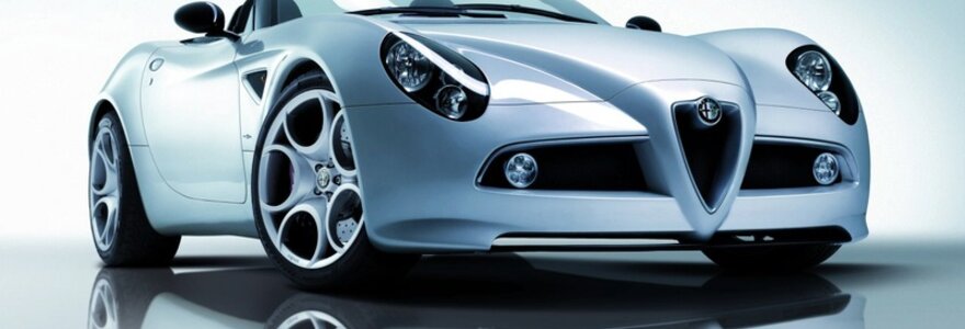 &bdquo;Alfa Romeo 8C Spider" &ndash; tik i&scaron;rinktiesiems