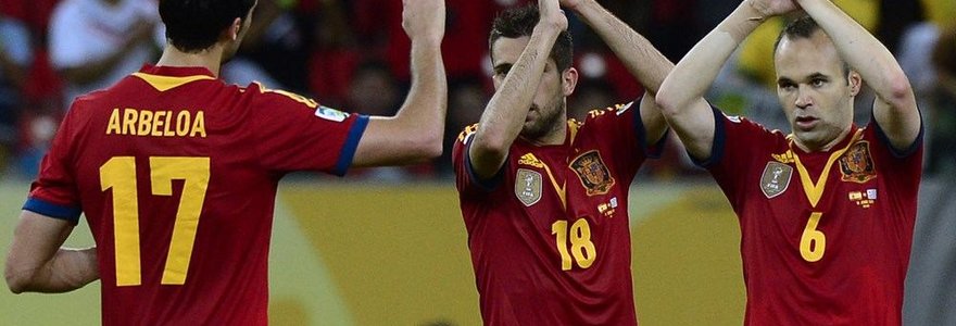 Alvaro Arbeloa, Jordi Alba ir Andresas Iniesta