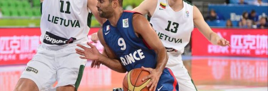 Linas Kleiza, Tony Parkeris ir Martynas Pocius