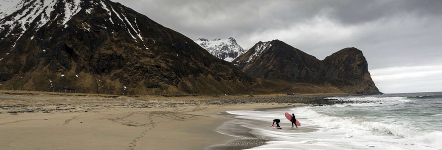 Banglentininkai Norvegijos Lofoteno salose