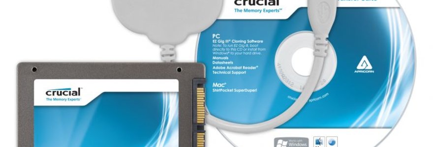 „Crucial“ SSD kaupikliai