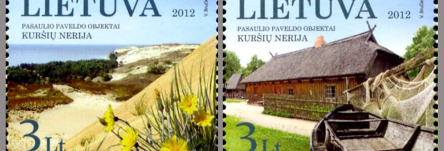 Kur&scaron;ių nerija ant pa&scaron;to ženklų