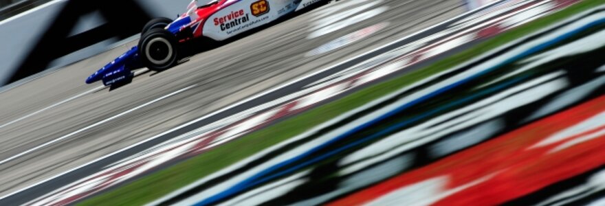 &bdquo;IndyCar&ldquo; lenktynių Teksase kvalifikacijos akimirka