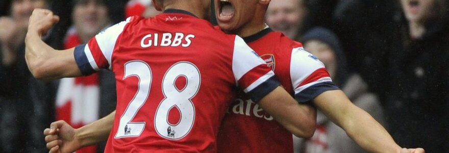 Alexas Oxlade-Chamberlainas ir Kieranas Gibbsas