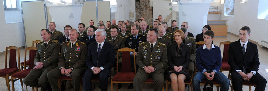 Ceremonija Lietuvos kariuomenės Sausumos pajėgų štabe Vilniuje