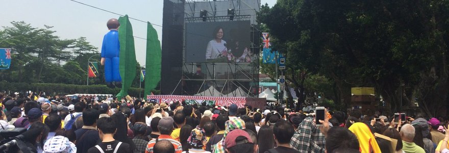 Taivane šalies prezidente prisaikdinta Tsai Ing-wen