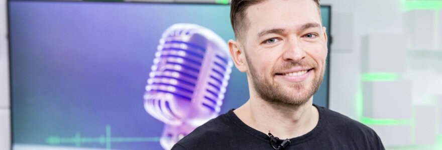 15min studijoje &ndash; &bdquo;Eurovizijos&ldquo; finalininkas Jurijus Veklenko