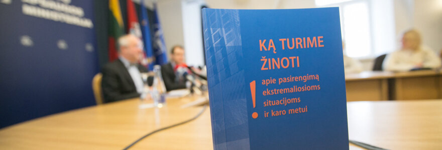 Leidinio &bdquo;Ką turime žinoti apie pasirengimą ekstremaliosioms situacijoms ir karo metui&ldquo; pristatymas