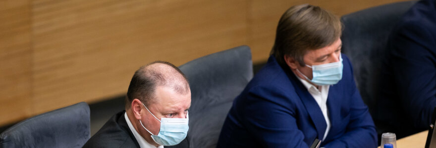 Saulius Skvernelis ir Ramūnas Karbauskis