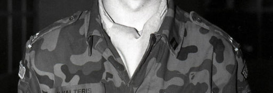 Pirmasis po Nepriklausomybės atkūrimo žuvęs Lietuvos karys Normundas Valteris (1993 m.)