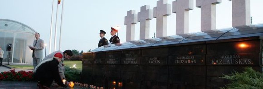 Medininkų aukų monumentas Medininkuose.