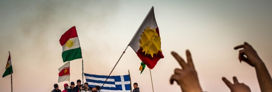 Idomeni pabėgėlių stovykloje &scaron;venčiamas Nauruzas - persų naujieji metai