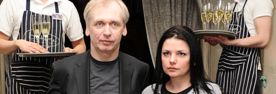 Gintaras Rinkevičius su žmona Donata