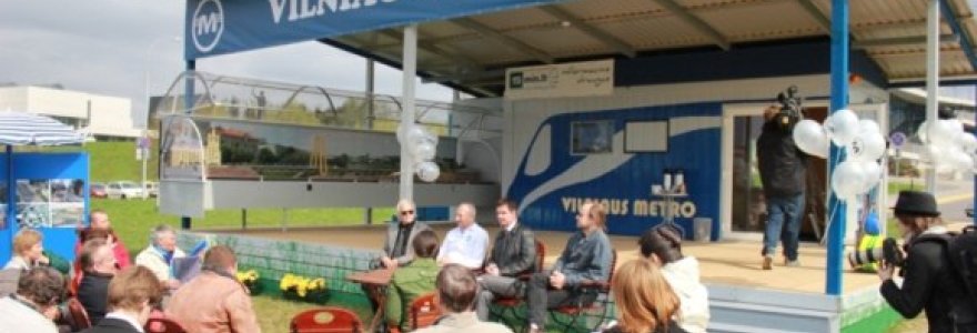 Metro stotelėje ketinama suteikti visą informaciją apie metro naudą.