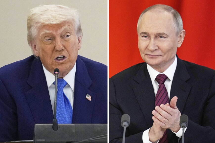 Donaldas Trumpas ir Vladimiras Putinas /  / AP