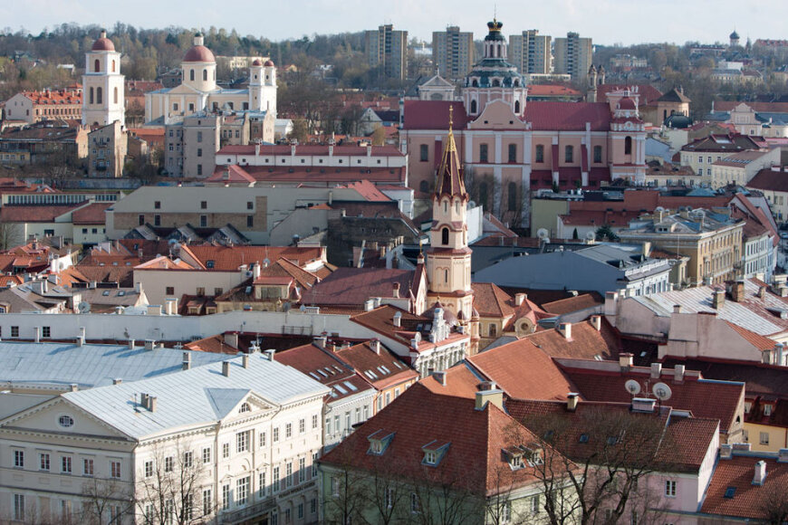 Juliaus Kalinsko / 15min nuotr./Vilnius iš aukštai