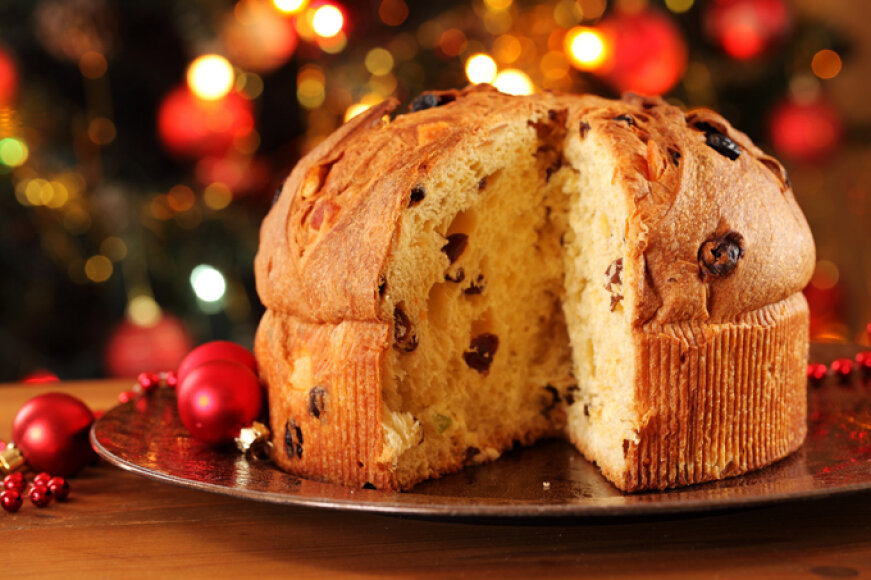 Itališkas kalėdinis pyragas („panettone“)