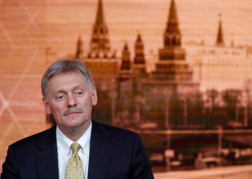 „Reuters“/„Scanpix“/Kremliaus atstovas spaudai Dmitrijus Peskovas
