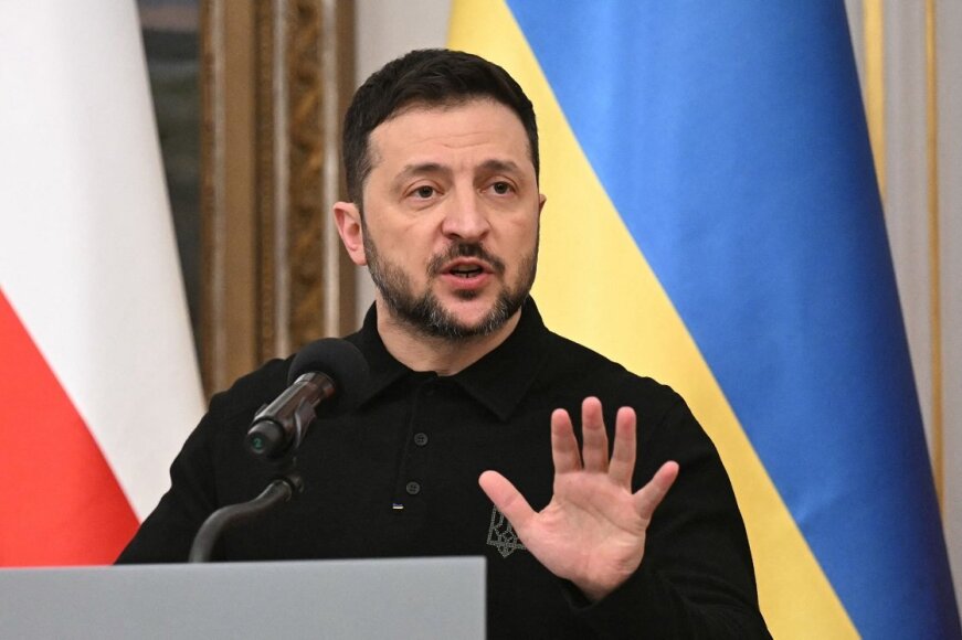 AFP/„Scanpix“ nuotr./Volodymyras Zelenskis