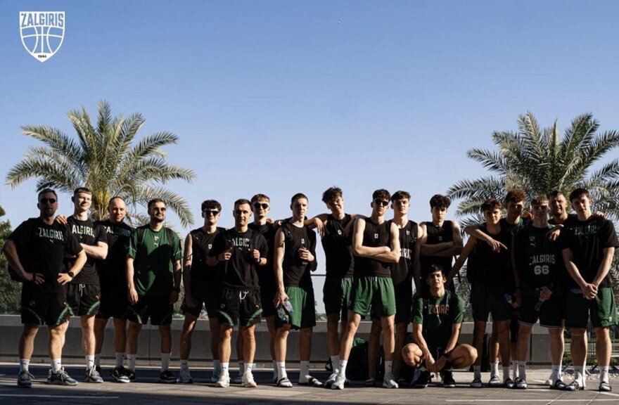 Zalgiris.lt nuotr./„Žalgirio“ U-18 komanda Abu Dabyje