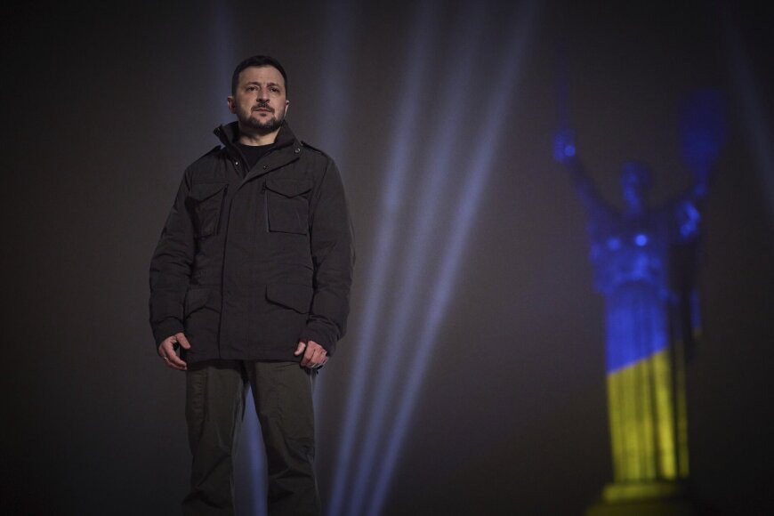 Ukrainos prezidentas Volodymyras Zelenskis / Ukraine Presidency/Ukrainian Pre / ZUMAPRESS.com