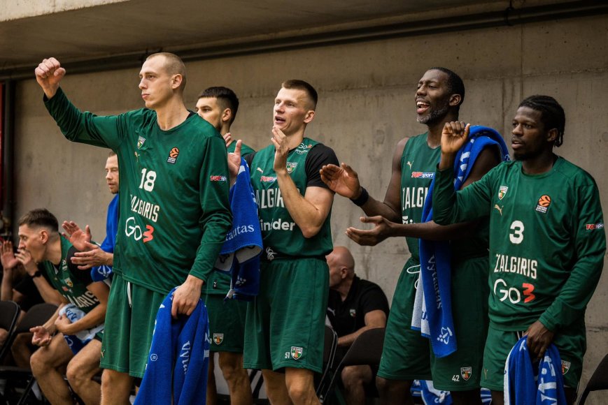 Zalgiris.lt nuotr./„Žalgiris“ žaidėjai