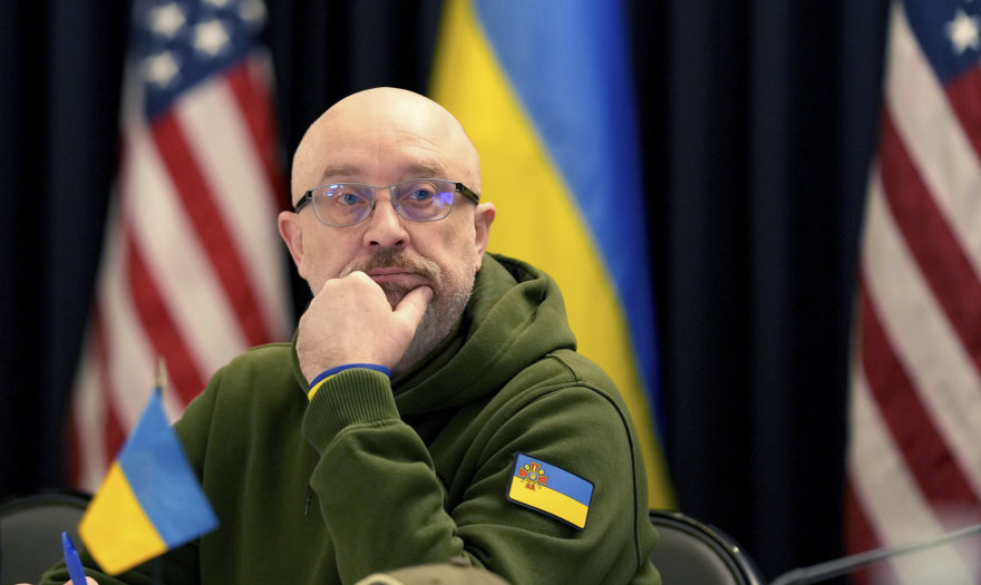 „AP“/„Scanpix“/Ukrainos gynybos ministras Oleksijus Reznikovas