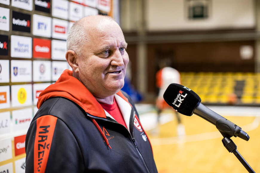 Roko Lukoševičiaus/Betsafe-LKL nuotr./Mažeikių „M Basket Delamode“ ir Vilniaus „Wolves Twinsbet“ rungtynių akimirka. Virginijus Šeškus