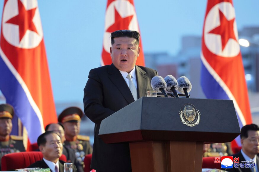 Šiaurės Korėjos lyderis Kim Jong Unas / Uncredited / AP