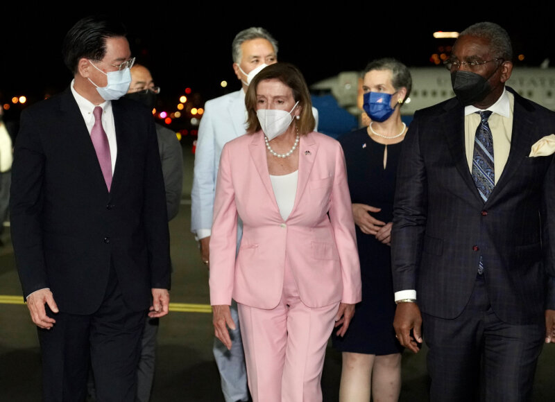 ZUMAPRESS / Scanpix nuotr./Nancy Pelosi Taivane