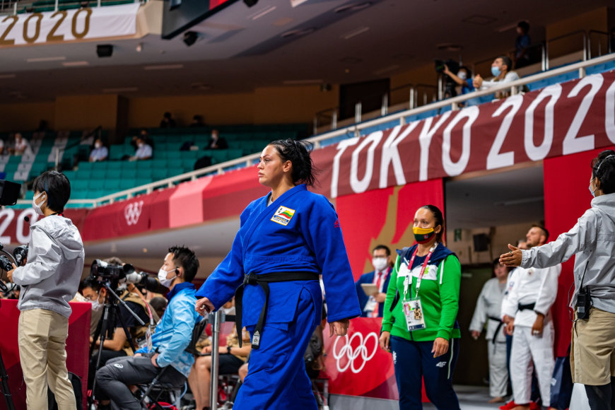 Vytauto Dranginio (LTOK) nuotr./Sandra Jablonskytė Tokijo olimpinėse žaidynėse