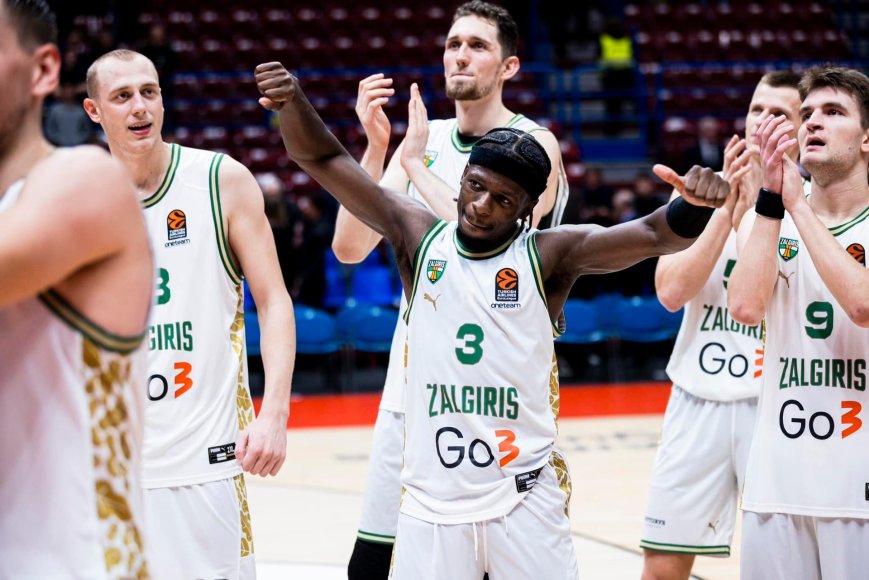 zalgiris.lt/Sylvainas Francisco